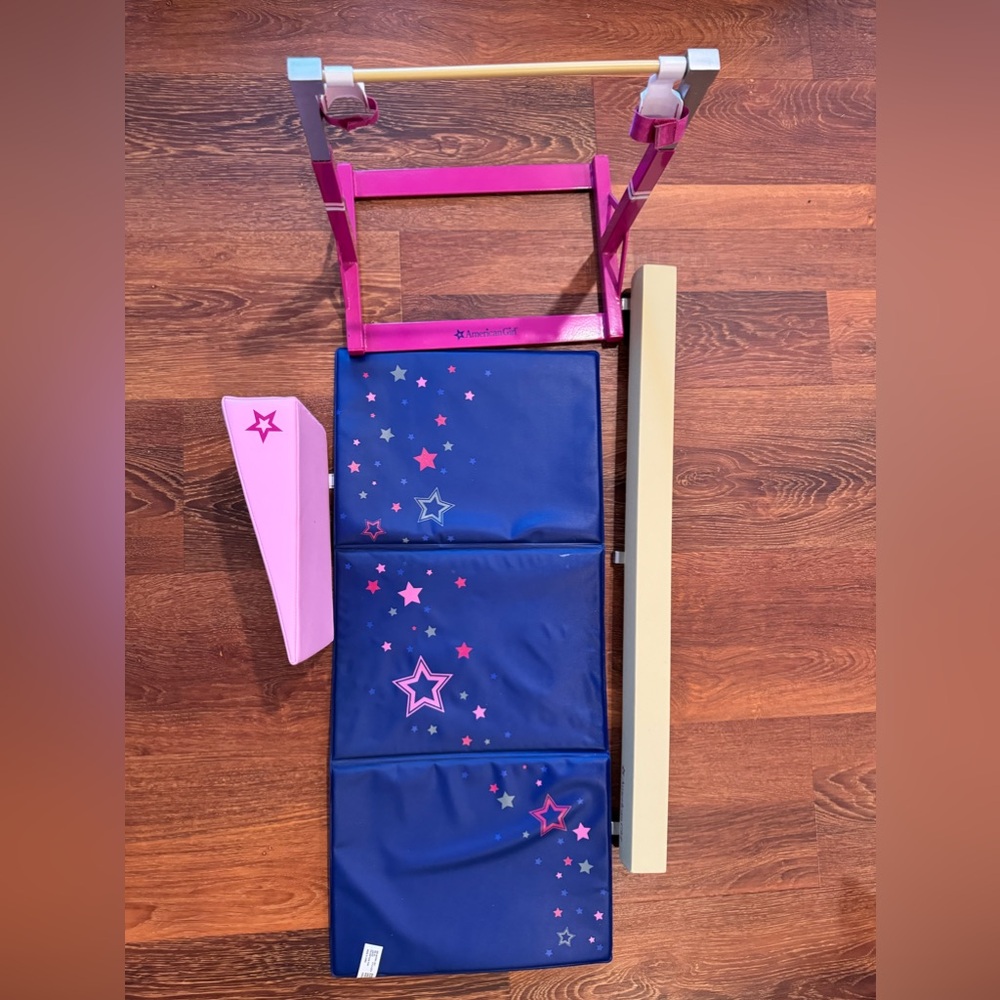 American Girl gymnastics accessories.
